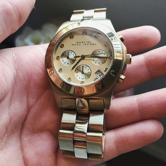 Gold Marc Jacobs Chronograph Ladies Watch main image 5